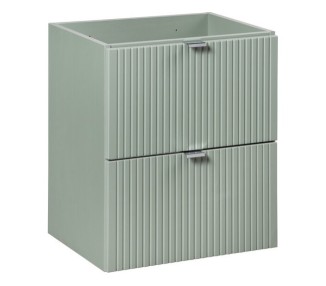 Comad Závěsná skříňka Line Reed Green s deskou 50 cm zelená/dub evoke