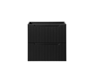 Comad Závěsná skříňka Nova Black Beyond I s deskou a umyvadlem 60 cm černá