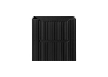 Comad Závěsná skříňka Nova Black Beyond I s deskou a umyvadlem 60 cm černá