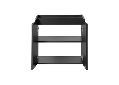 Comad Závěsná skříňka Nova Black Beyond s deskou a umyvadlem 60 cm černá