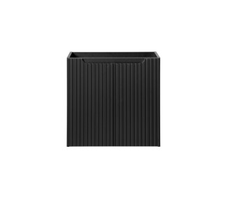 Comad Závěsná skříňka Nova Black Beyond s deskou a umyvadly 140 cm černá/dub evoke