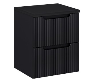 Comad Závěsná skříňka Nova Black I s deskou 50 cm černá