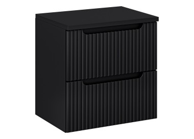 Comad Závěsná skříňka Nova Black I s deskou 60 cm černá