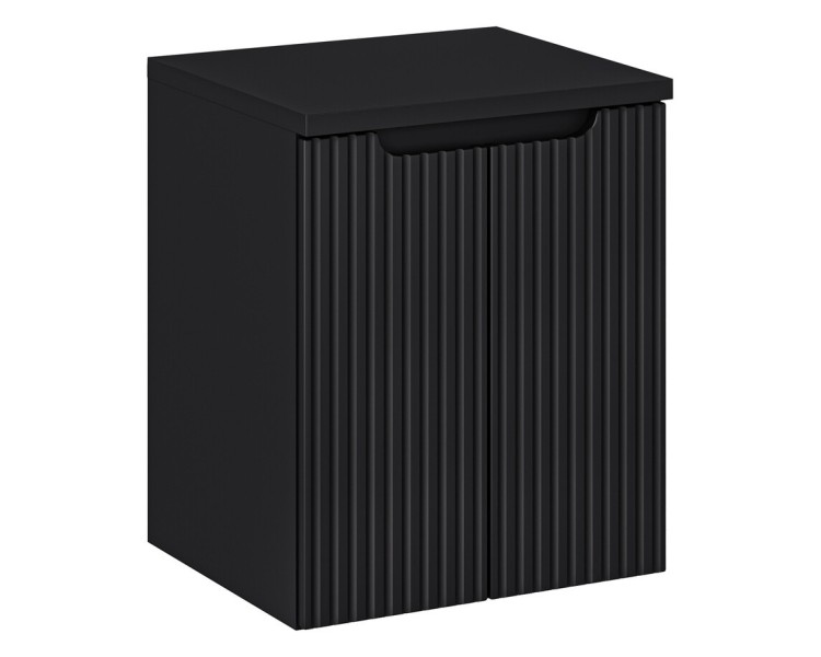 Comad Závěsná skříňka Nova Black II s deskou 50 cm černá