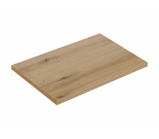 Comad Závěsná skříňka Nova Black II s deskou a umyvadlem 80 cm černá/dub evoke