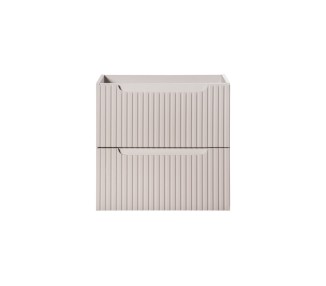 Comad Závěsná skříňka Nova Cashmere Beyond II s deskou a umyvadlem 80 cm kašmírová/dub coast evoke