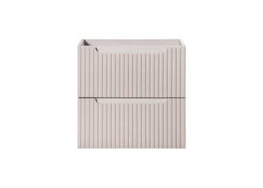Comad Závěsná skříňka Nova Cashmere Beyond II s deskou a umyvadlem 80 cm kašmírová/dub coast evoke