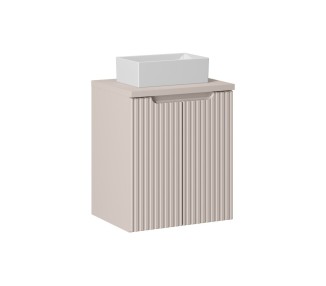 Comad Závěsná skříňka Nova Cashmere Gaja I s deskou 50 cm kašmírová