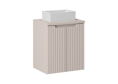 Comad Závěsná skříňka Nova Cashmere Gaja I s deskou 50 cm kašmírová