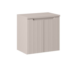 Comad Závěsná skříňka Nova Cashmere I s deskou 60 cm kašmírová