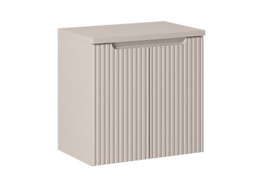 Comad Závěsná skříňka Nova Cashmere I s deskou 60 cm kašmírová