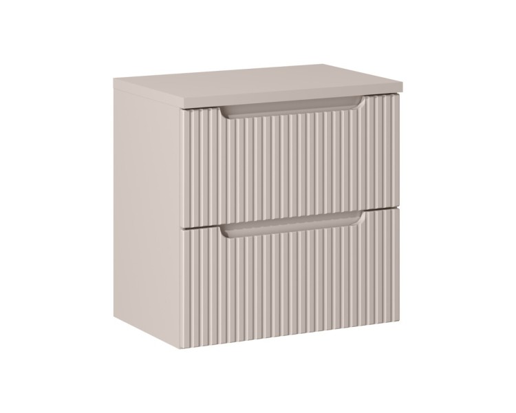 Comad Závěsná skříňka Nova Cashmere II s deskou 60 cm kašmírová