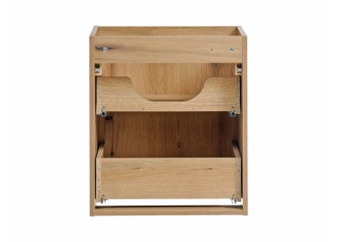 Comad Závěsná skříňka Nova Oak Gaja s deskou a umyvadly 100 cm dub evoke