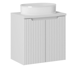 Comad Závěsná skříňka Nova White Beyond II s deskou a umyvadlem 60 cm bílá