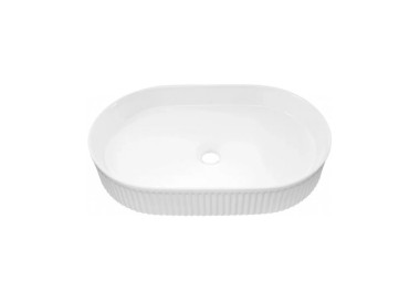 Comad Závěsná skříňka Nova White I s deskou a umyvadlem 60 cm bílá/dub coast evoke