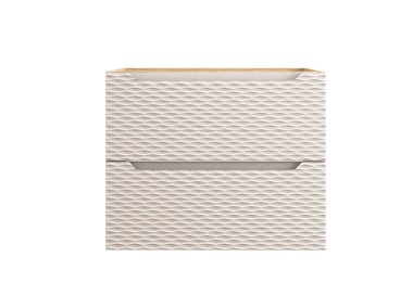 Comad Závěsná skříňka Ocean Nika s deskou a umyvadlem 60 cm béžová/dub olejovaný