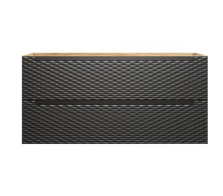 Comad Závěsná skříňka Ocean s deskou 120 cm černá/dub olejovaný 
