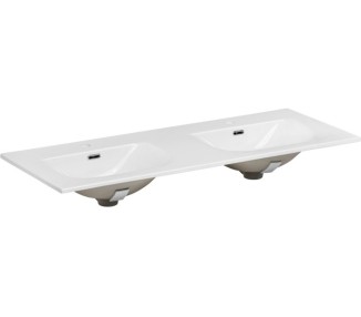 Comad Závěsná skříňka Ocean Sky se zápustným umyvadlem 120 cm béžová/dub olejovaný