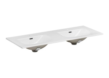Comad Závěsná skříňka Ocean Sky se zápustným umyvadlem 120 cm béžová/dub olejovaný