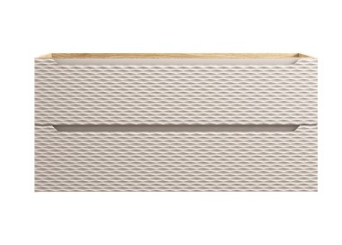 Comad Závěsná skříňka Ocean Sky se zápustným umyvadlem 120 cm dub olejovaný/béžová