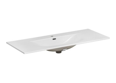 Comad Závěsná skříňka Ocean Sky se zápustným umyvadlem 120 cm dub olejovaný/béžová