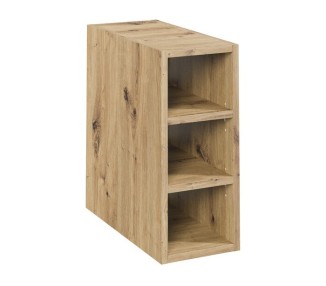 Comad Závěsná skříňka pod umyvadlo Casad s deskou 140 cm bílá/dub artisan