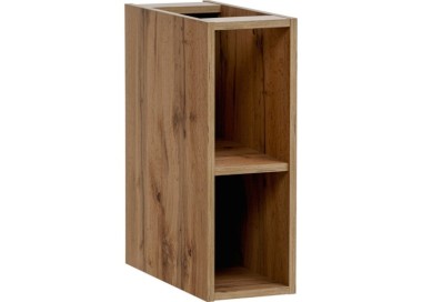 Comad Závěsná skříňka pod umyvadlo Casad s deskou 140 cm černá/dub wotan