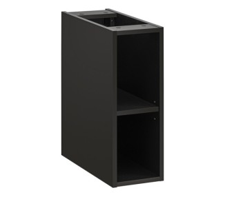 Comad Závěsná skříňka pod umyvadlo Casad s deskou 140 cm dub wotan/černá