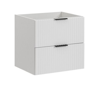 Comad Závěsná skříňka pod umyvadlo Casad s deskou 80 cm bílá/dub wotan