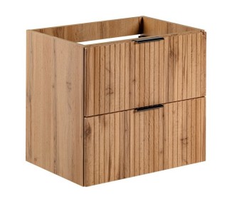 Comad Závěsná skříňka pod umyvadlo Casad s deskou 80 cm dub wotan