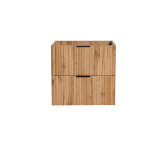 Comad Závěsná skříňka pod umyvadlo Casad s deskou 80 cm dub wotan