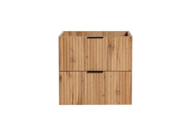 Comad Závěsná skříňka pod umyvadlo Casad s deskou 80 cm dub wotan