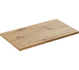 Comad Závěsná skříňka pod umyvadlo Dalia Cashmere s deskou 80 cm kašmírová/dub evoke