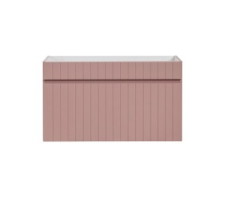 Comad Závěsná skříňka pod umyvadlo Iconic 140 cm bílá/růžová