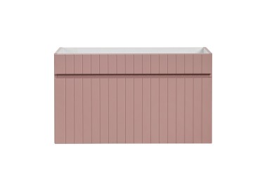 Comad Závěsná skříňka pod umyvadlo Iconic 140 cm bílá/růžová