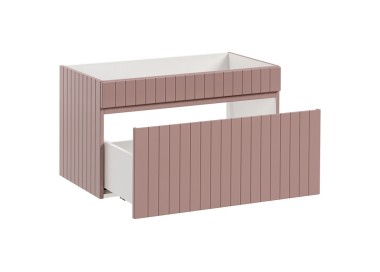 Comad Závěsná skříňka pod umyvadlo Iconic 180 cm růžová/bílá