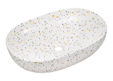 Comad Závěsná skříňka pod umyvadlo Iconic Lili s deskou a umyvadly 180 cm růžová/bílá