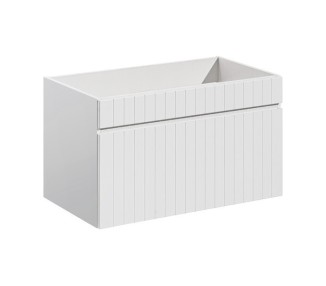 Comad Závěsná skříňka pod umyvadlo Iconic s deskou 160 cm bílá/dub santa fe vintage