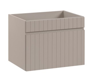 Comad Závěsná skříňka pod umyvadlo Iconic s deskou 80 cm kašmír/dub coast evoke