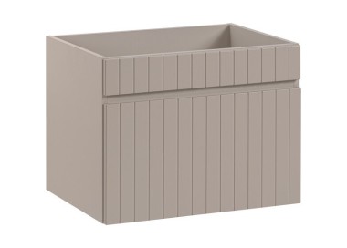 Comad Závěsná skříňka pod umyvadlo Iconic s deskou 80 cm kašmír/dub coast evoke