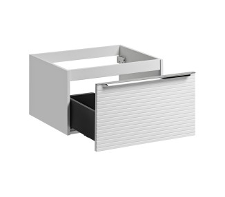 Comad Závěsná skříňka pod umyvadlo Leonardo s deskou 150 cm bílá/dub sherman