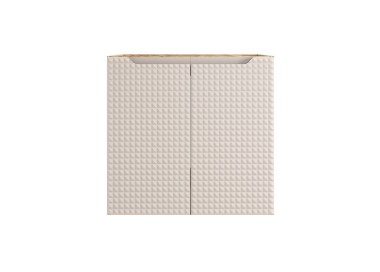 Comad Závěsná skříňka pod umyvadlo Luxor Beige I s deskou 60 cm béžová/dub olejovaný