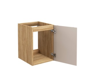 Comad Závěsná skříňka pod umyvadlo Luxor Beige s deskou 70 cm béžová/dub olejovaný