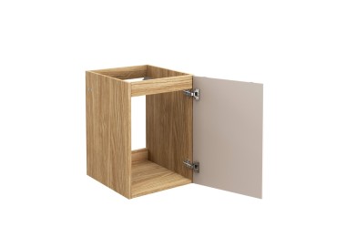 Comad Závěsná skříňka pod umyvadlo Luxor Beige s deskou 70 cm béžová/dub olejovaný