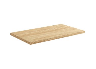 Comad Závěsná skříňka pod umyvadlo Luxor Black II s deskou 60 cm černá/dub olejovaný