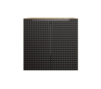 Comad Závěsná skříňka pod umyvadlo Luxor Black II s deskou 60 cm černá/dub olejovaný