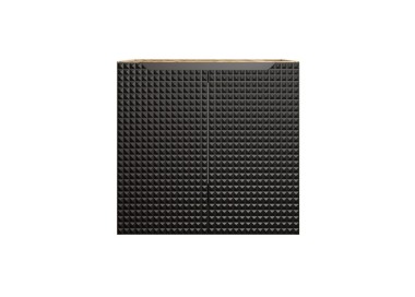 Comad Závěsná skříňka pod umyvadlo Luxor Black II s deskou 60 cm černá/dub olejovaný