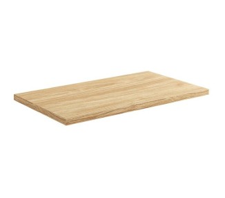 Comad Závěsná skříňka pod umyvadlo Luxor Black s deskou 70 cm černá/dub olejovaný