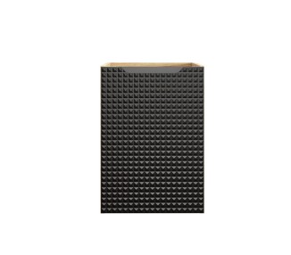 Comad Závěsná skříňka pod umyvadlo Luxor Black s deskou 70 cm černá/dub olejovaný