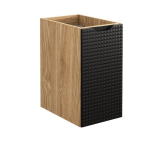 Comad Závěsná skříňka pod umyvadlo Luxor Black s deskou 70 cm černá/dub olejovaný